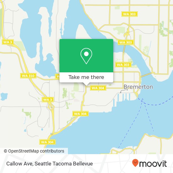 Mapa de Callow Ave