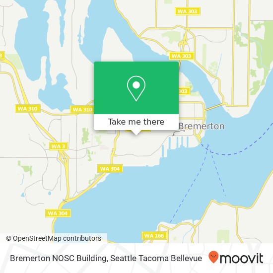 Bremerton NOSC Building map