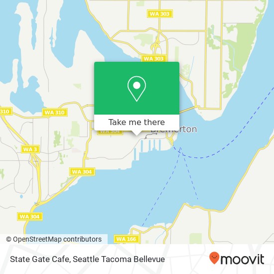 State Gate Cafe map