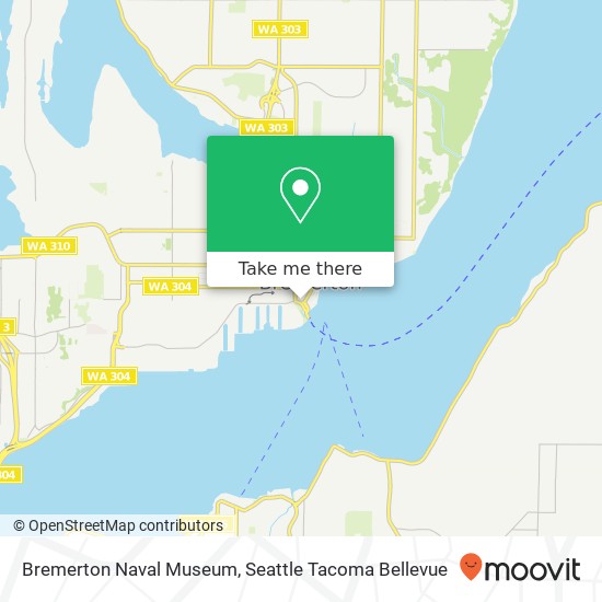 Mapa de Bremerton Naval Museum