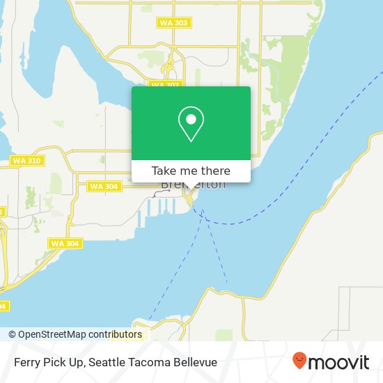 Ferry Pick Up map