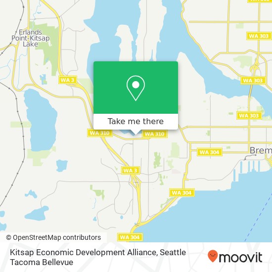 Kitsap Economic Development Alliance map