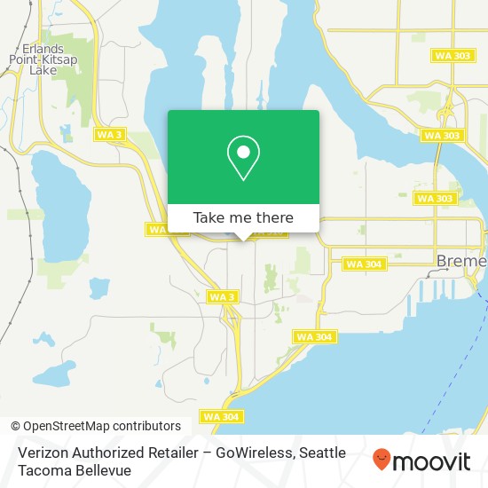 Verizon Authorized Retailer – GoWireless map