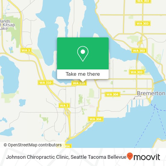 Johnson Chiropractic Clinic map