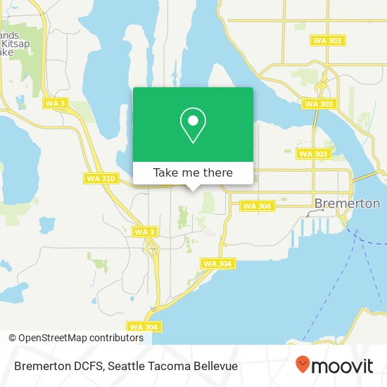 Mapa de Bremerton DCFS