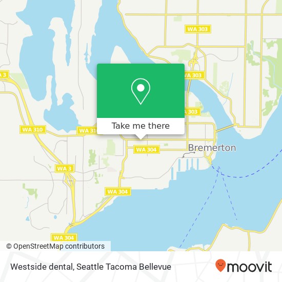 Mapa de Westside dental