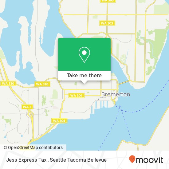 Jess Express Taxi map