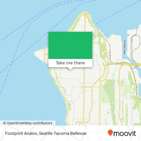 Footprint Avalon map