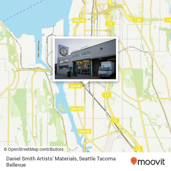 Daniel Smith Artists' Materials map
