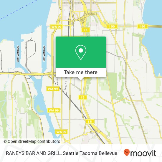 Mapa de RANEYS BAR AND GRILL