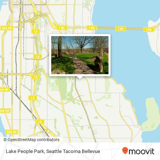 Lake People Park map