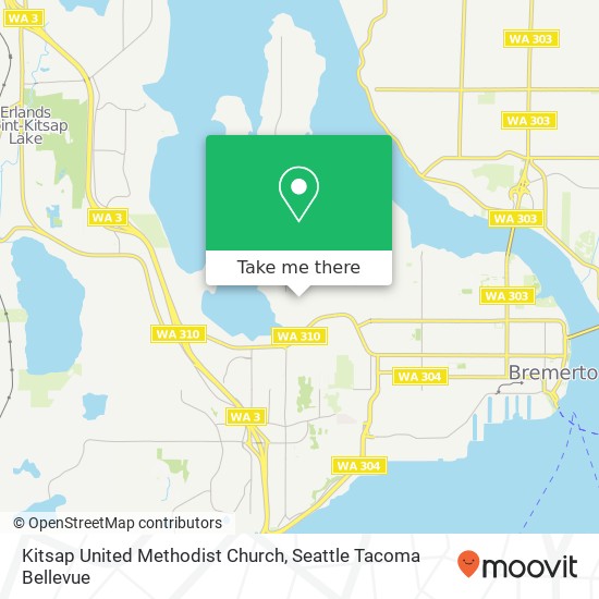 Mapa de Kitsap United Methodist Church