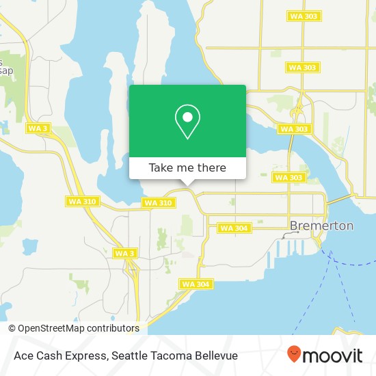 Ace Cash Express map