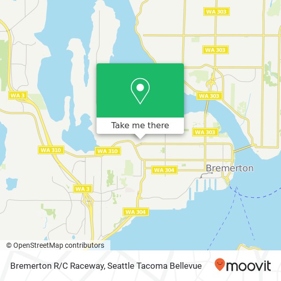 Bremerton R/C Raceway map