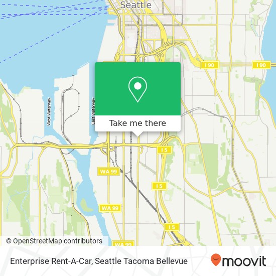 Enterprise Rent-A-Car map