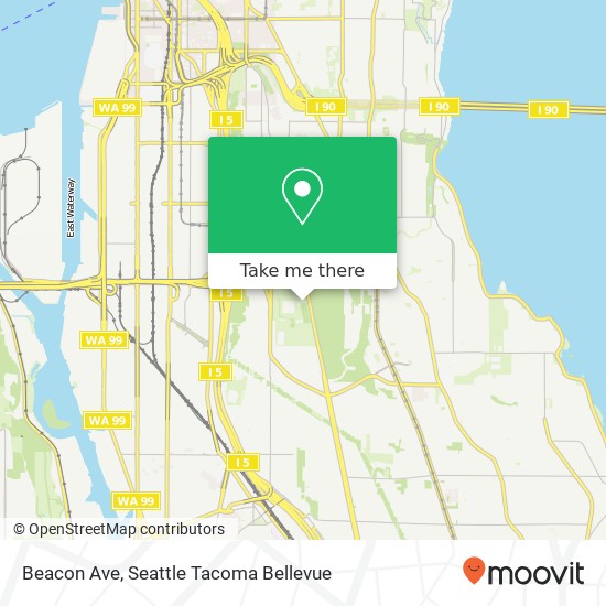 Beacon Ave map