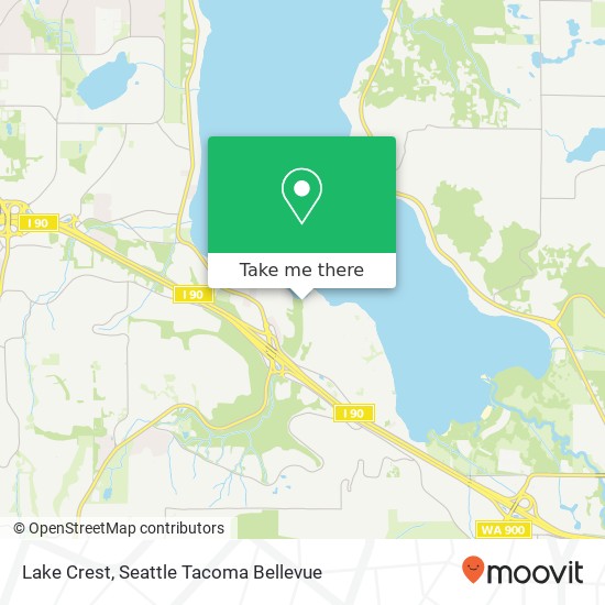 Mapa de Lake Crest