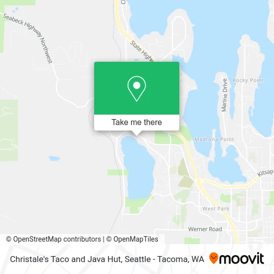 Christale's Taco and Java Hut map