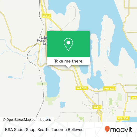 BSA Scout Shop map