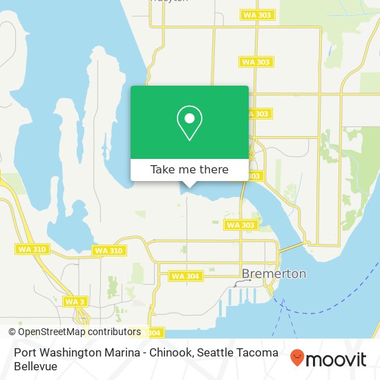 Mapa de Port Washington Marina - Chinook