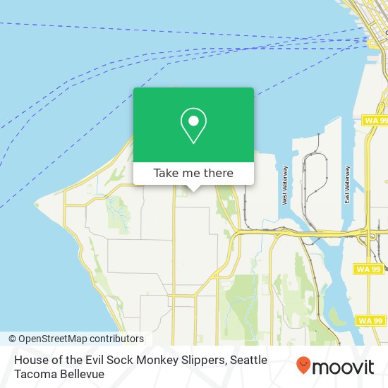 House of the Evil Sock Monkey Slippers map