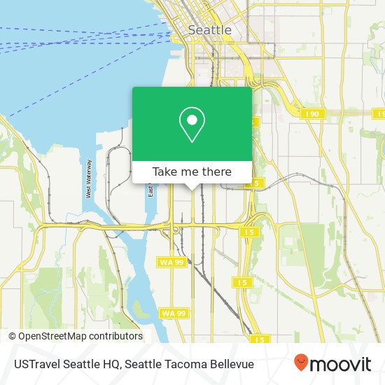 USTravel Seattle HQ map