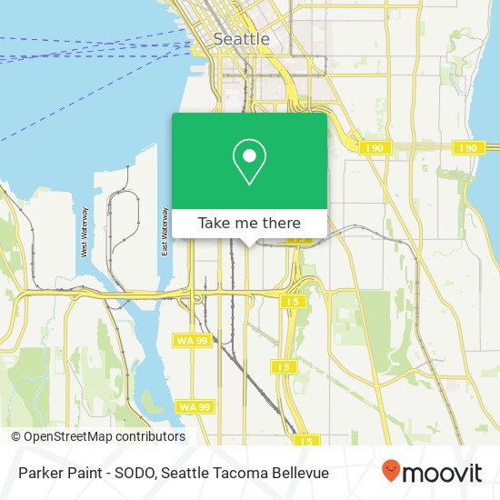 Parker Paint - SODO map