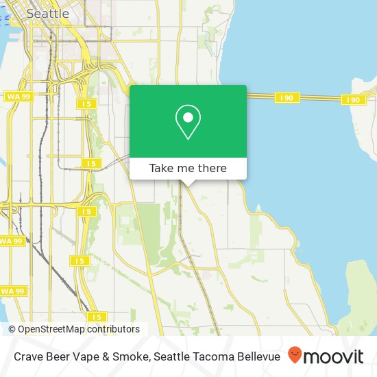 Crave Beer Vape & Smoke map