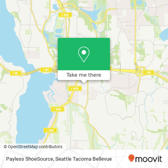 Payless ShoeSource map