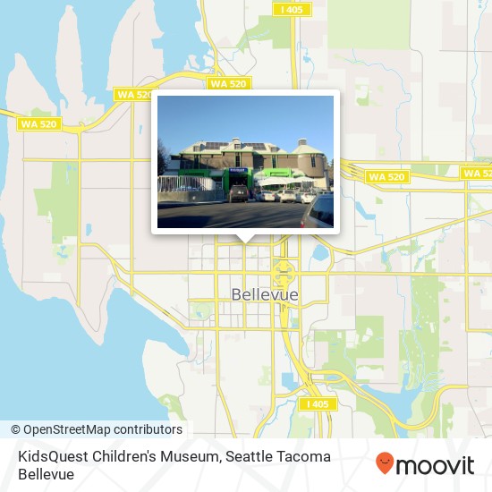 Mapa de KidsQuest Children's Museum