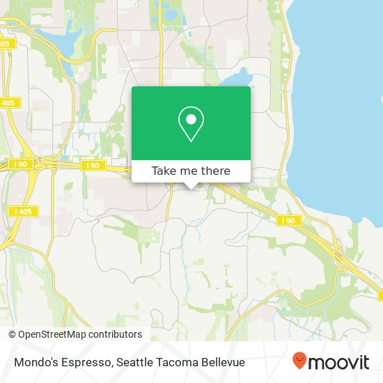 Mondo's Espresso map