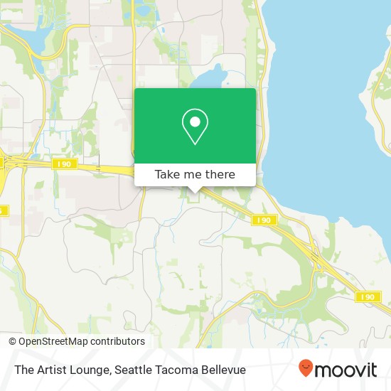 The Artist Lounge map