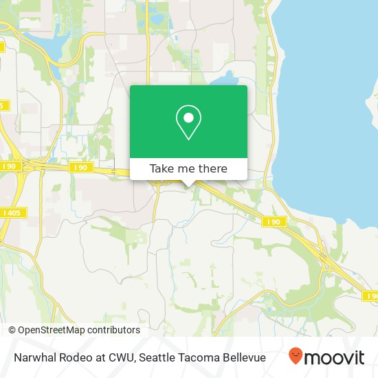 Narwhal Rodeo at CWU map