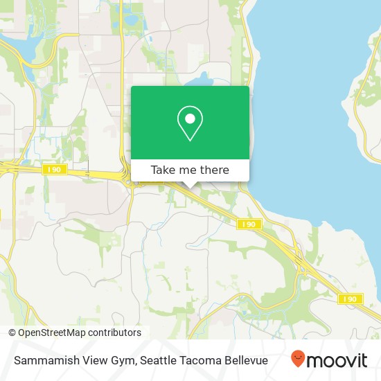 Mapa de Sammamish View Gym
