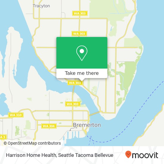 Mapa de Harrison Home Health