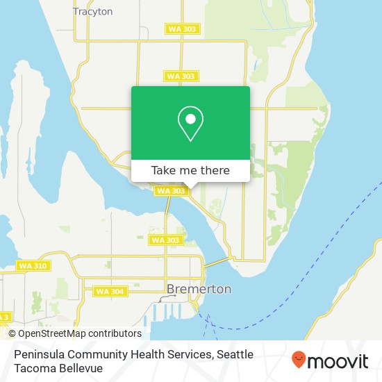 Mapa de Peninsula Community Health Services