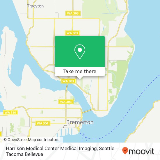 Mapa de Harrison Medical Center Medical Imaging