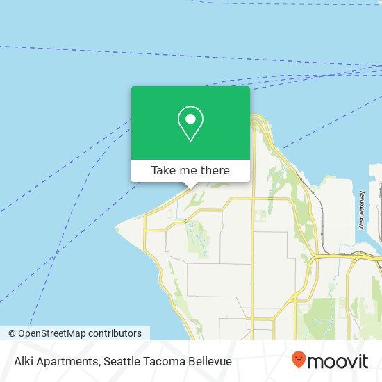 Alki Apartments map