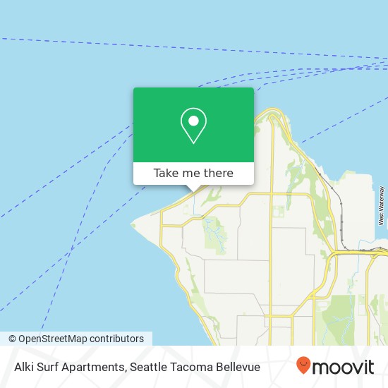 Alki Surf Apartments map