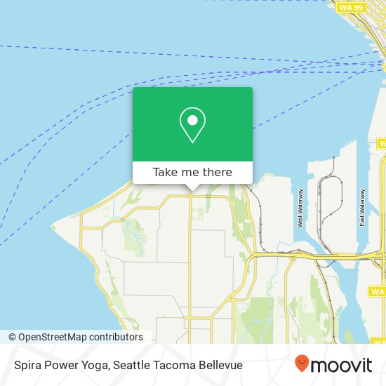 Spira Power Yoga map