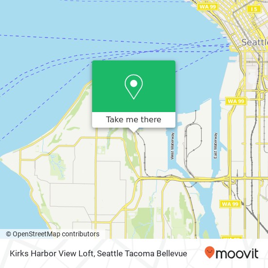 Kirks Harbor View Loft map