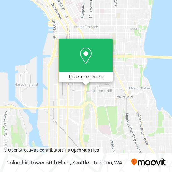Columbia Tower 50th Floor map