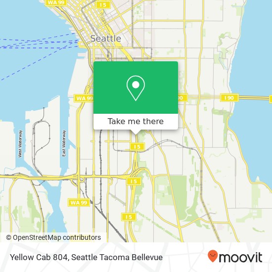 Mapa de Yellow Cab 804