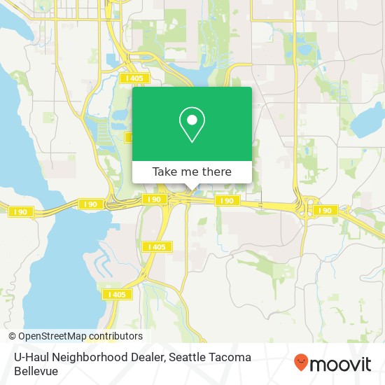 U-Haul Neighborhood Dealer map