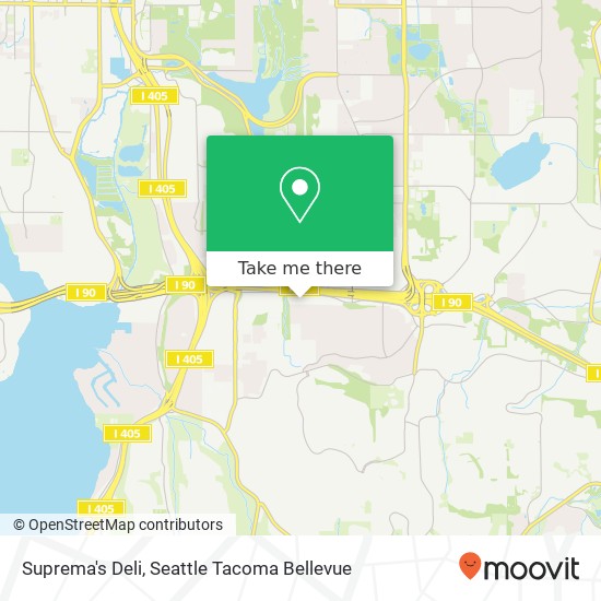 Suprema's Deli map