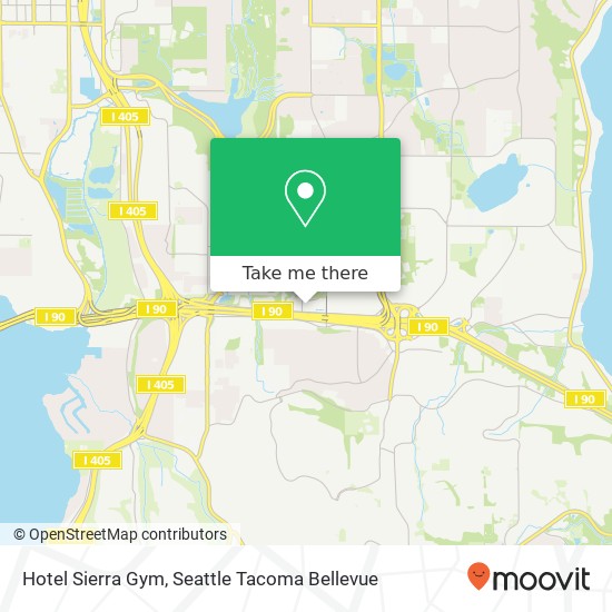 Hotel Sierra Gym map