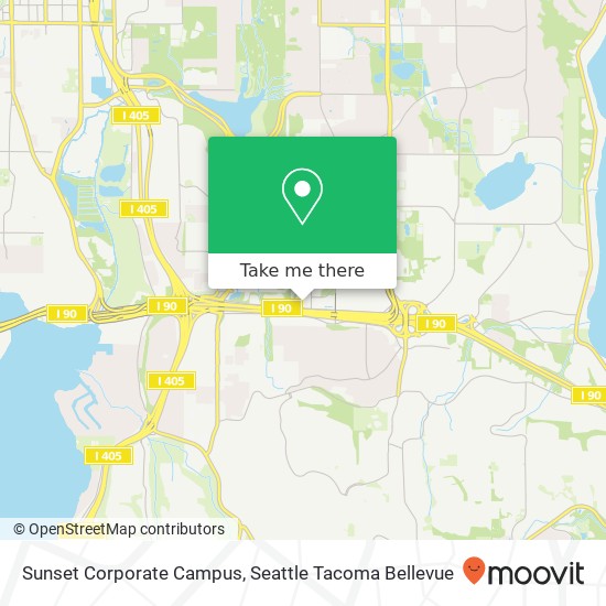 Sunset Corporate Campus map