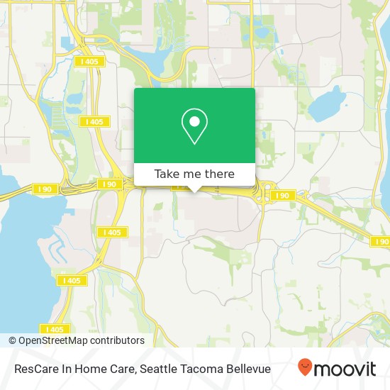 ResCare In Home Care map