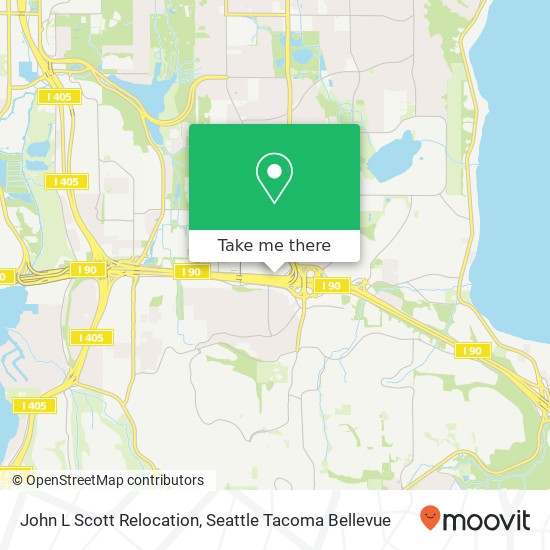 John L Scott Relocation map