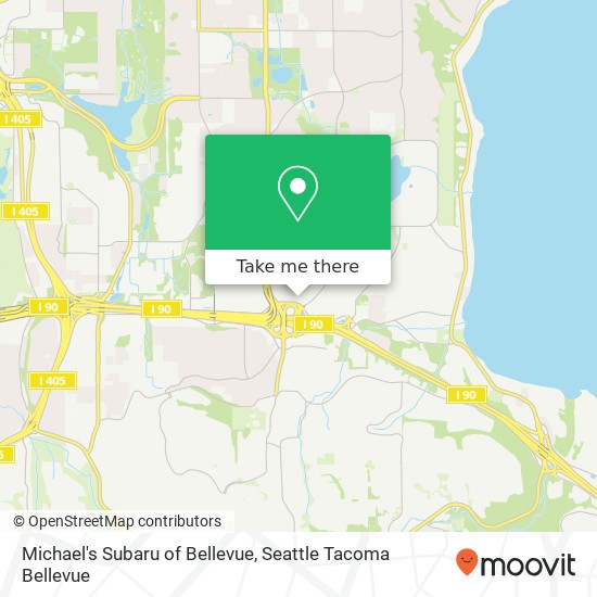 Mapa de Michael's Subaru of Bellevue